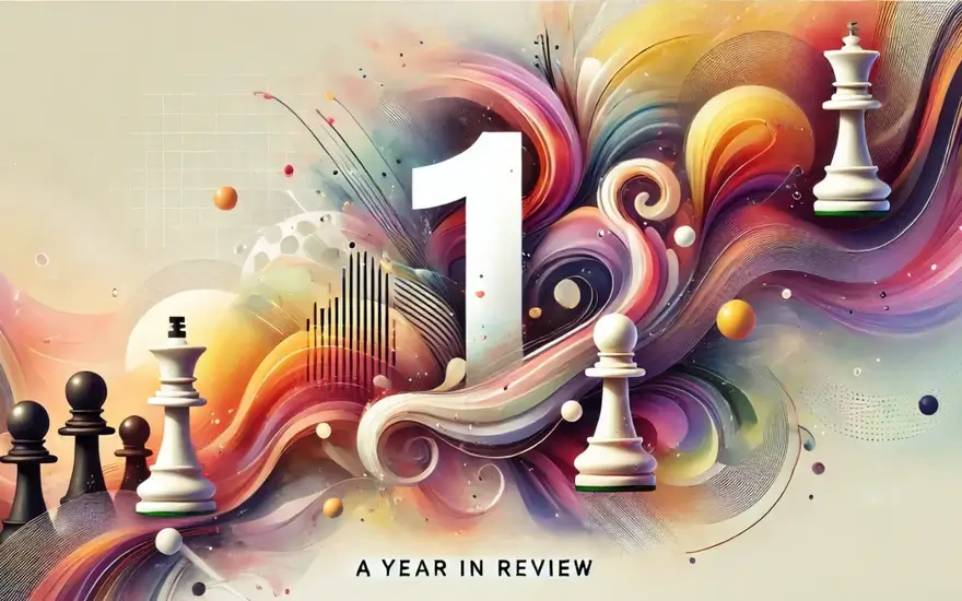 One Year of Chessboard Magic